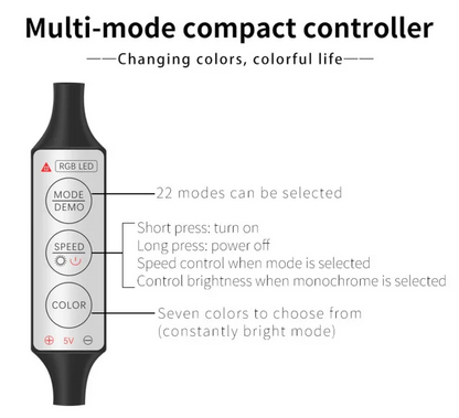 LED Car Strip with Controller